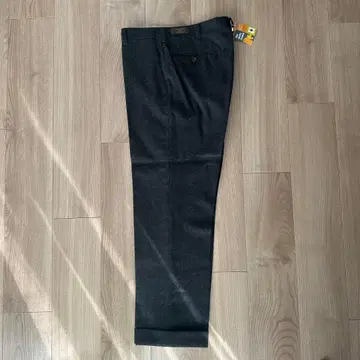 CASHMERE Blend 다크 그레이 슬랙스 허리 85cm