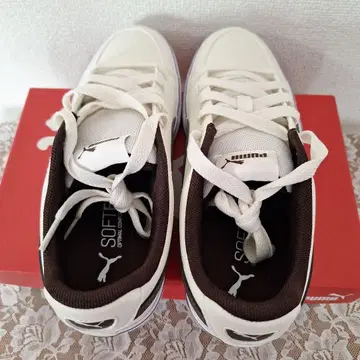 PUMA SoftFoam+ 화이트/브라운 스니커즈