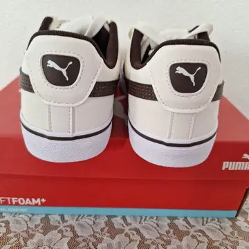 PUMA SoftFoam+ 화이트/브라운 스니커즈