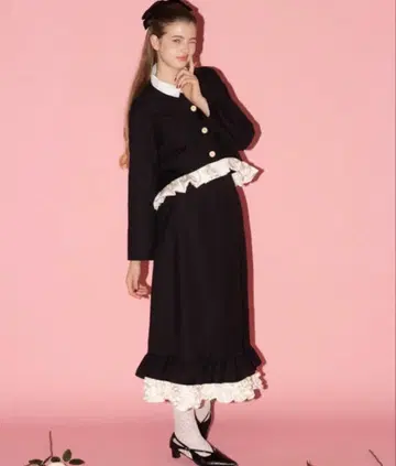 idem 이데엠 blooming frill long skirt