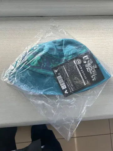 캐릭터 패턴 파랑 비니 모자