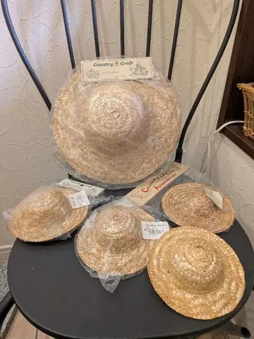 Country Craft 스트로우 햇 세트 5개