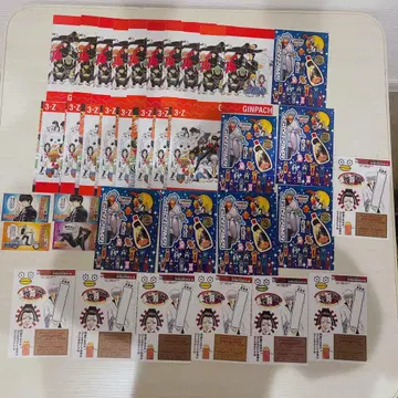 은혼 책갈피 씰 포스터 오키타 히지카타 긴토키