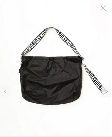 [ 중고 ] HOLIDAY PACKABLE BAG BLACK 블랙