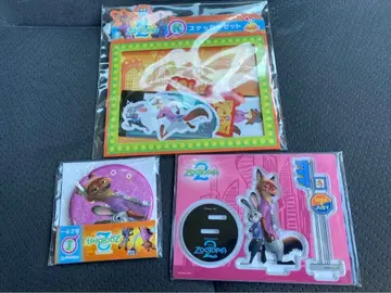 주토피아 해피 복권 캔 거울 스티커 아크릴 스탠드 닉