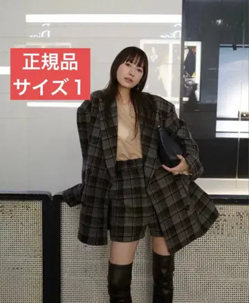 CLANE OVER SHOULDER PEAKED LAPEL COAT