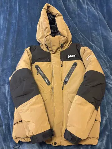 Schott 다운 자켓 후드 부착 L