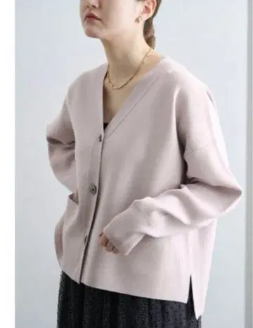 슈퍼 파인 스무스 숏 가디건