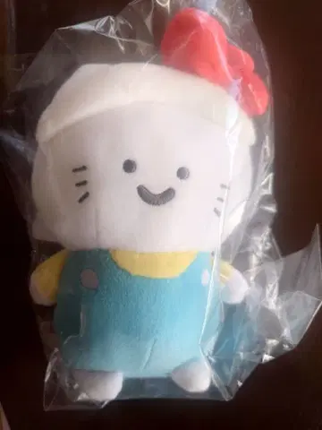 산리오 오분구토잇쇼 콜라보 헬로키티 봉제 인형 마스코트