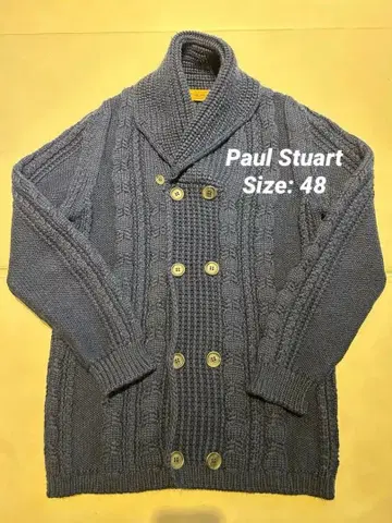 12/23까지! 모 100% Paul Stuart 남성용 스웨터 48