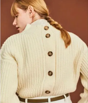 THE SHINZONE 2way 볼륨 슬리브 니트 가디건