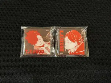 하이큐전 아크릴 배지 컬렉션 2점 세트 쿠로오 코즈메