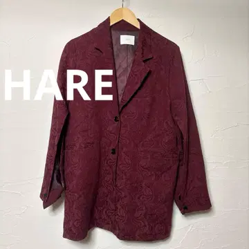 HARE 슬릿 슬리브/테일러 자켓/레드