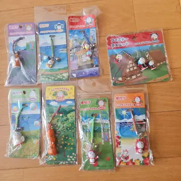 도라에몽 마스코트 스트랩 8개 세트