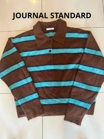 저널 스탠다드 쿠라다시 니트 보더 브라운