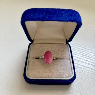 핑크 스톤 실버 반지 유품 정리