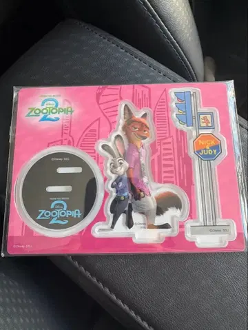 주토피아2 Happy 복권 G상 아크릴 스탠드 프롭스 닉&주디