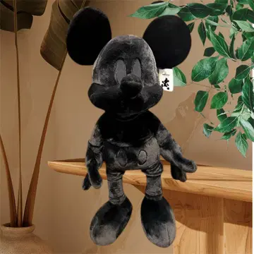 [ 새상품 ] 코스트코 블랙 미키 봉제 인형 대형 담요 100cm