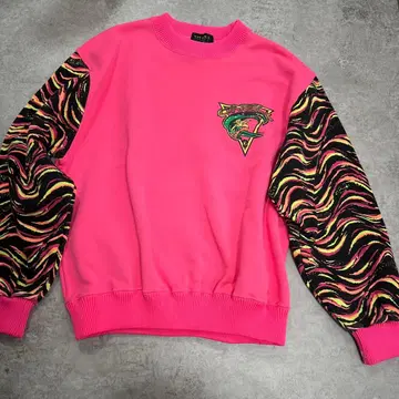 일본제 80s 90s O'NEILL 오닐 형광색 올 패턴 트레이닝복 M