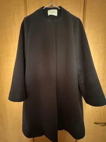 UNITED ARROWS 다크 그레이 롱 코트 사이즈 38