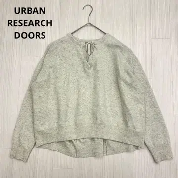 URBAN RESEARCH DOORS 울 캐시미어 니트 스웨터