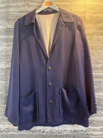 50s 나쏘 자켓 레이온 개버딘