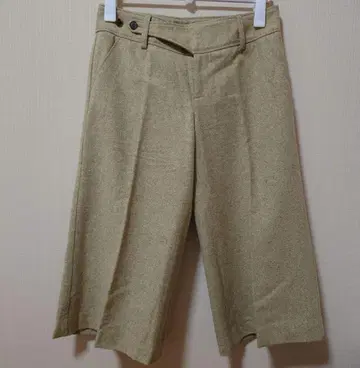 [ MACPHEE ] TOMORROWLAND 트위드 팬츠 38 그린