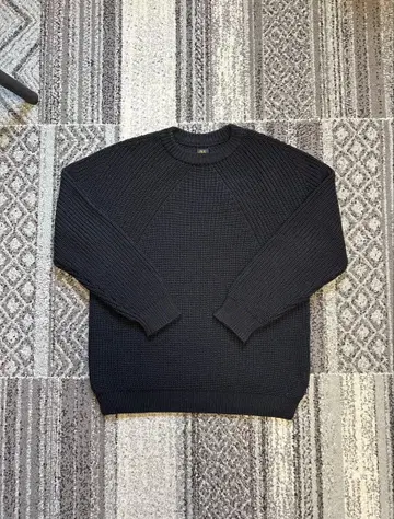 [새상품급] 바토너 시그니처 크루넥 니트 블랙 2