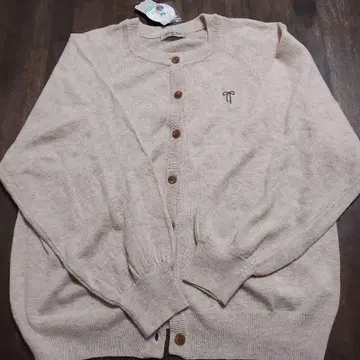 Samansa Mos2 버튼 가디건 프리 아이보리