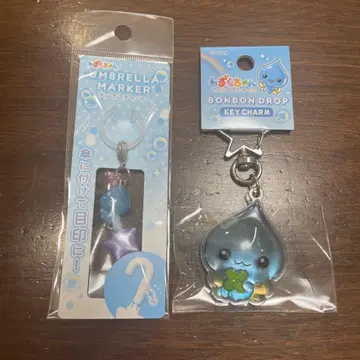 정품 물방울짱 키참&엄브렐라 마커