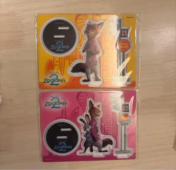 주토피아2 HAPPY 복권 G상 아크릴 스탠드 2개 세트