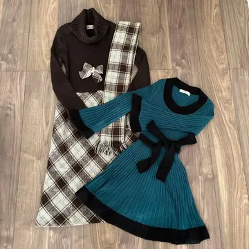 GALLERY VISCONTI 니트 원피스 2세트