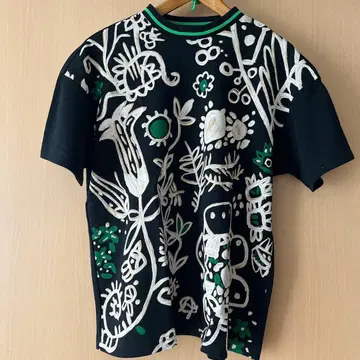 TOKUKO jet VOL 아트 프린트 T셔츠 9R