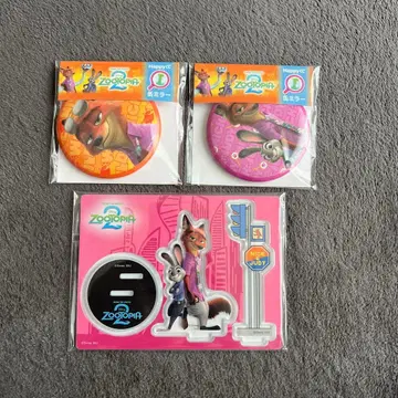 주토피아2 Happy 복권 아크릴 스탠드 캔 거울