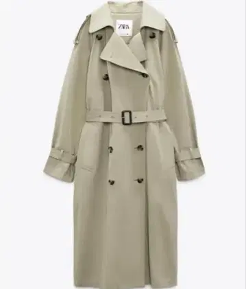 ZARA 자라 트렌치코트 베이지 L 사이즈