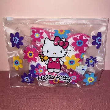 헬로키티 슬라이더 케이스 포함 칫솔 세트 타월 손수건 포함