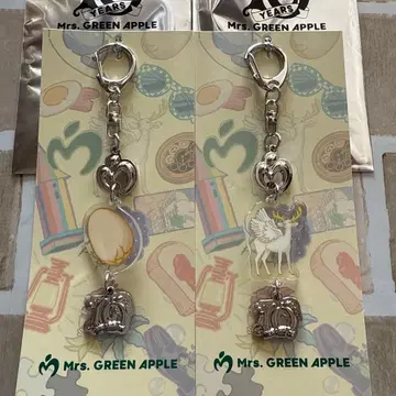 미세스 그린애플 키링 랜드마크 2개 세트 미세스