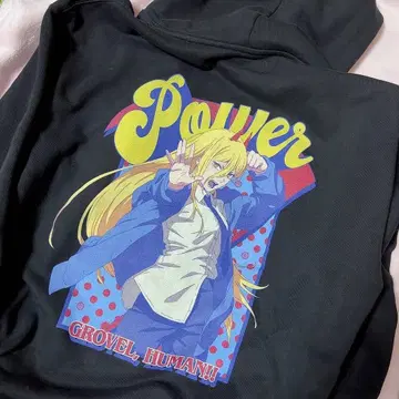 glamb 체인소 맨 power 후드티