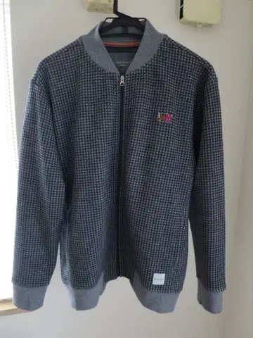 폴 스미스 하운드 투스 자카드 집업 블루종