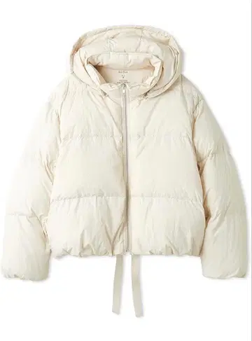 Mila Owen 밑단 리본 숏 다운 자켓