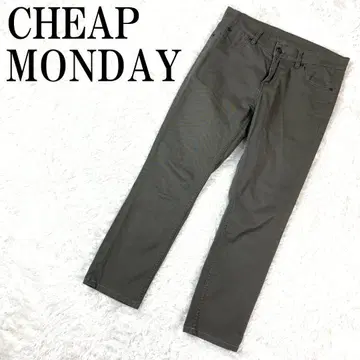 CHEAP MONDAY 캐주얼 팬츠 모스 그레이 27/32 B6416