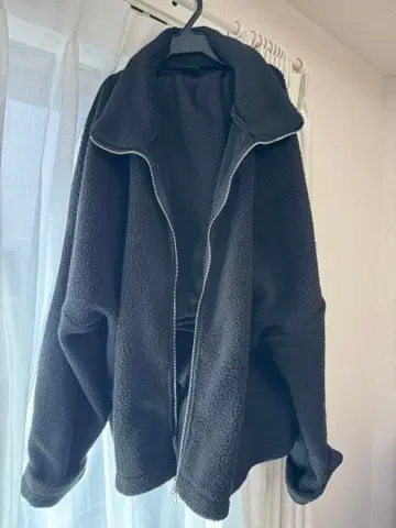 BnW 아나키 심볼 블랙 플리스 셋업