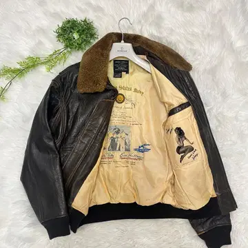 AVIREX 아비렉스 G-1 플라이트 자켓 가죽 자켓 천연 가죽