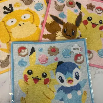 [당일 발송] 페이러 포켓몬 손수건 3장 세트