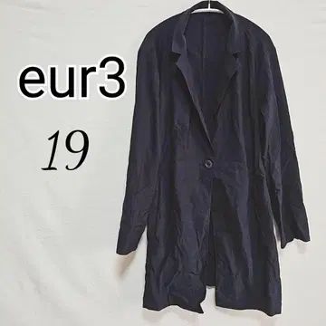 eur3 네이비 롱 코트 사이즈 19 빅 사이즈