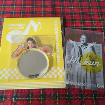 SnowMan 이와모토 히카루 씨 미러 스티커 클리어 스티커