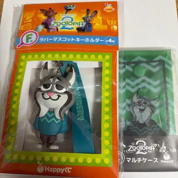 주토피아2 해피 복권 파우버트 러버 마스코트 멀티 케이스