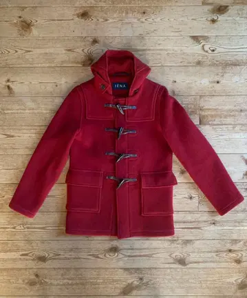 IENA 레드 더플 코트