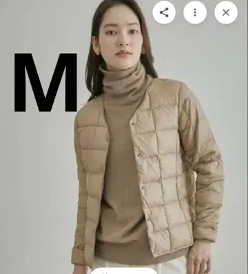 TAION 타이온 이너 숏 다운 자켓 수납 봉투 포함 M