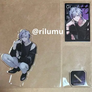 니지소사쿠 10 2시라던가 아크릴 스탠드 카드 후와 미나토